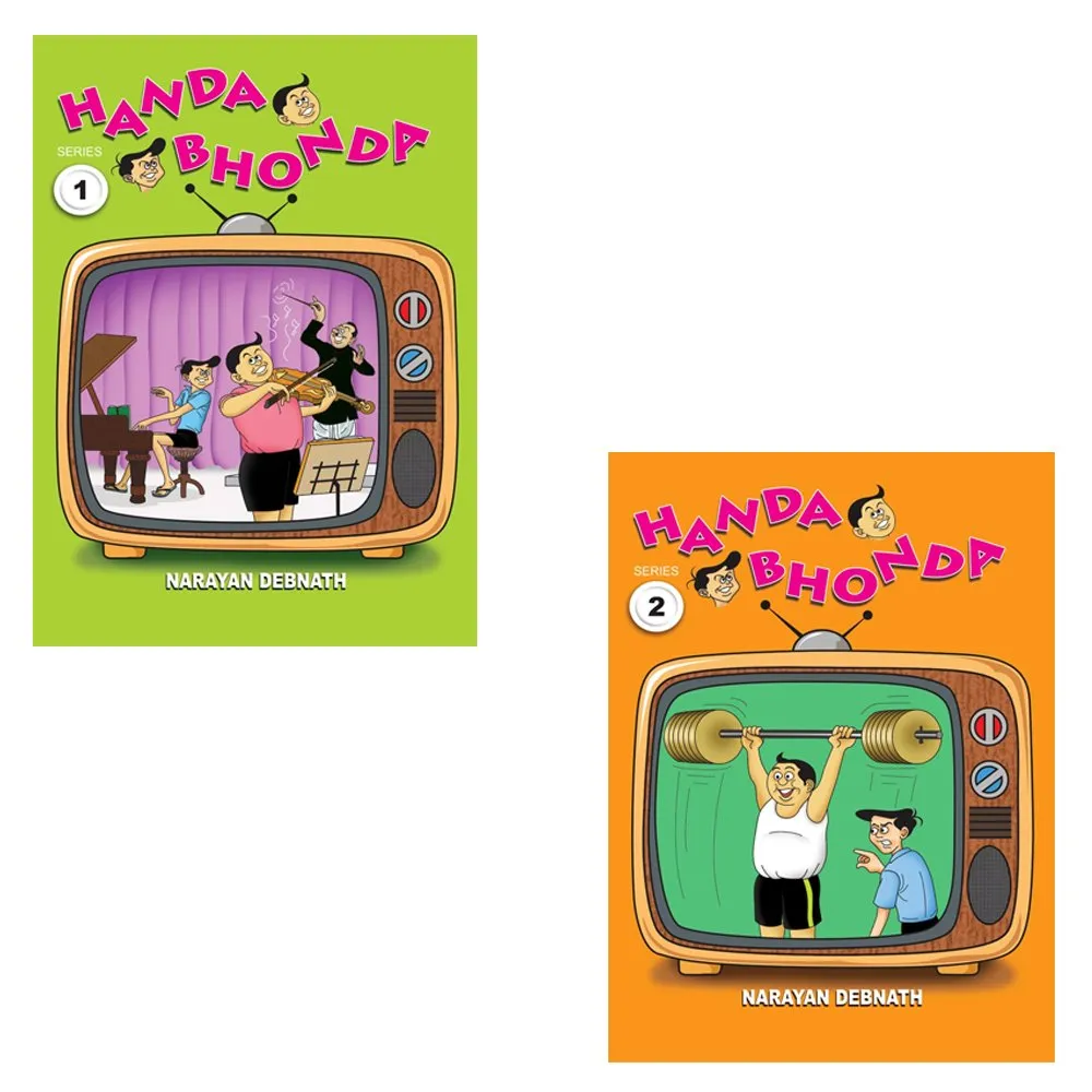 202306Untitled-2.webp Handa Bhonda English Series Set Of 2 Books || Narayan Debnath - Image 1