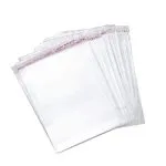 Matribhasa Plastic Adhesive Premium Book Covers, Cristal Clear polythene Pouches for Books (10x14 inch, 100)