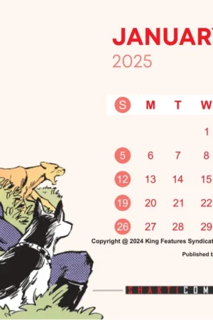 The Phantom Table Calander 2025